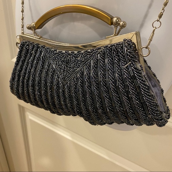 Vintage Beaded Evening Bag - Picture 7 of 16